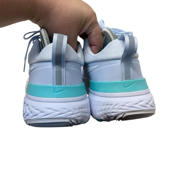 Nike Womens React Miler CW1778-004 Gray White Running Shoes Size 10 Sneakers - Picture 5 of 10